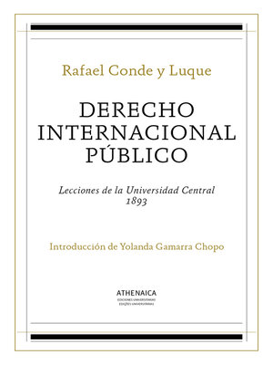 cover image of Derecho internacional público